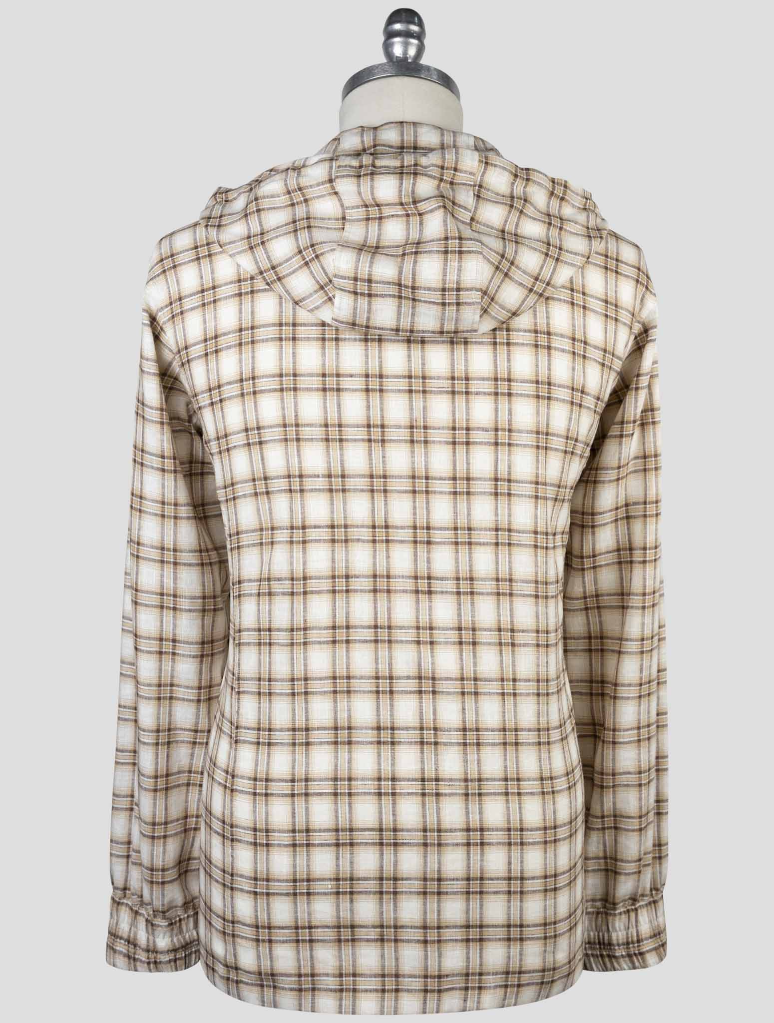 Kiton Multicolor Linen Ea Pl Shirt Umbi