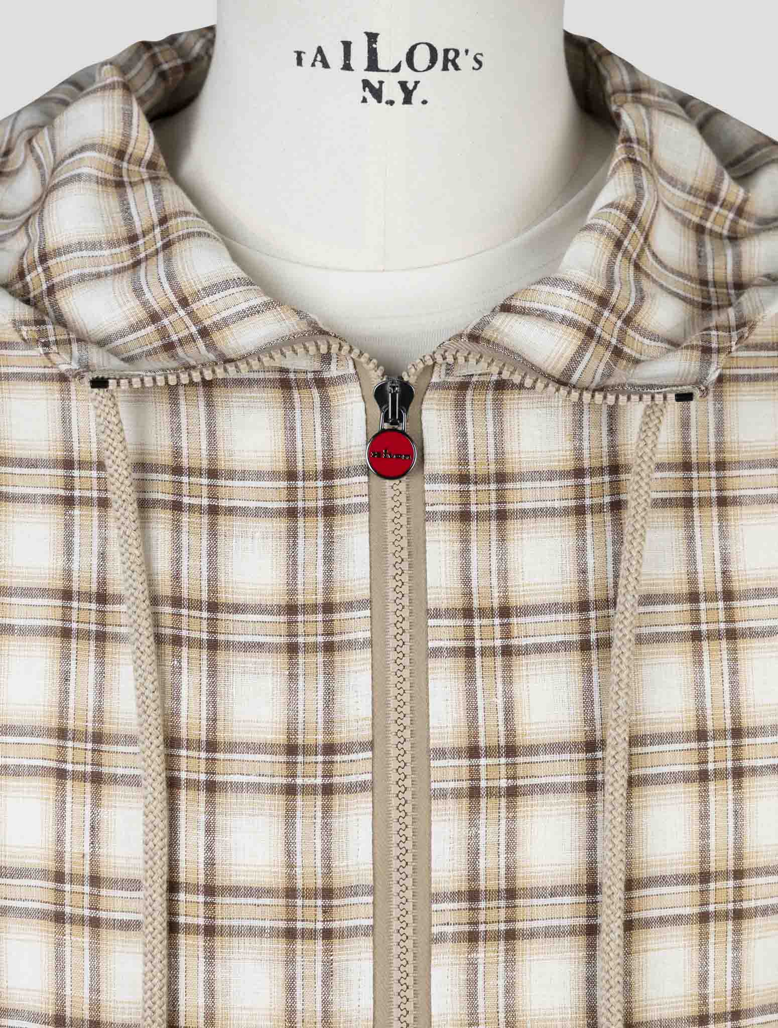 Kiton Multicolor Linen Ea Pl Shirt Umbi