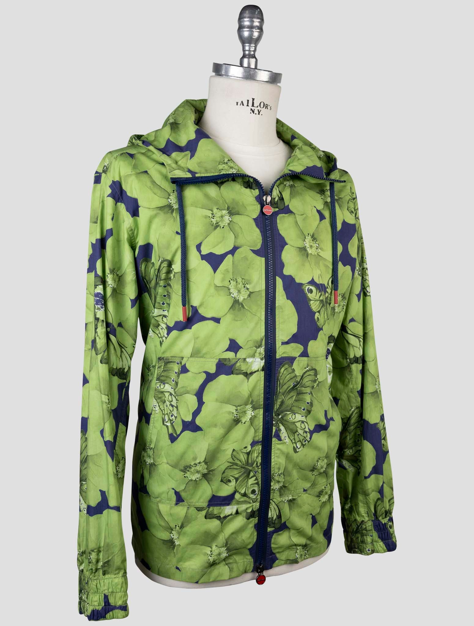 Kiton Blue Cotton Shirt Umbi