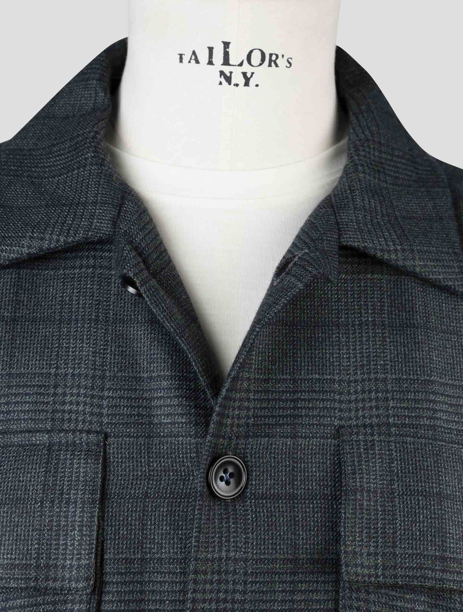 Kiton Green Cashmere Shirt