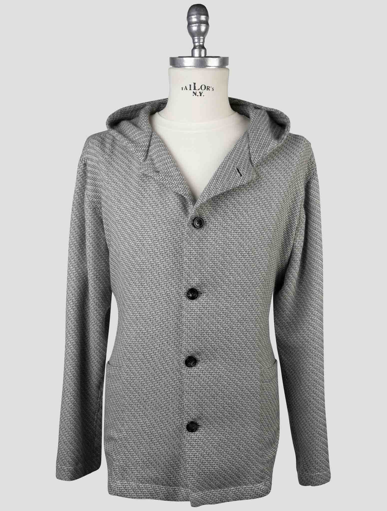 Kiton Gray Cashmere Shirt Luca