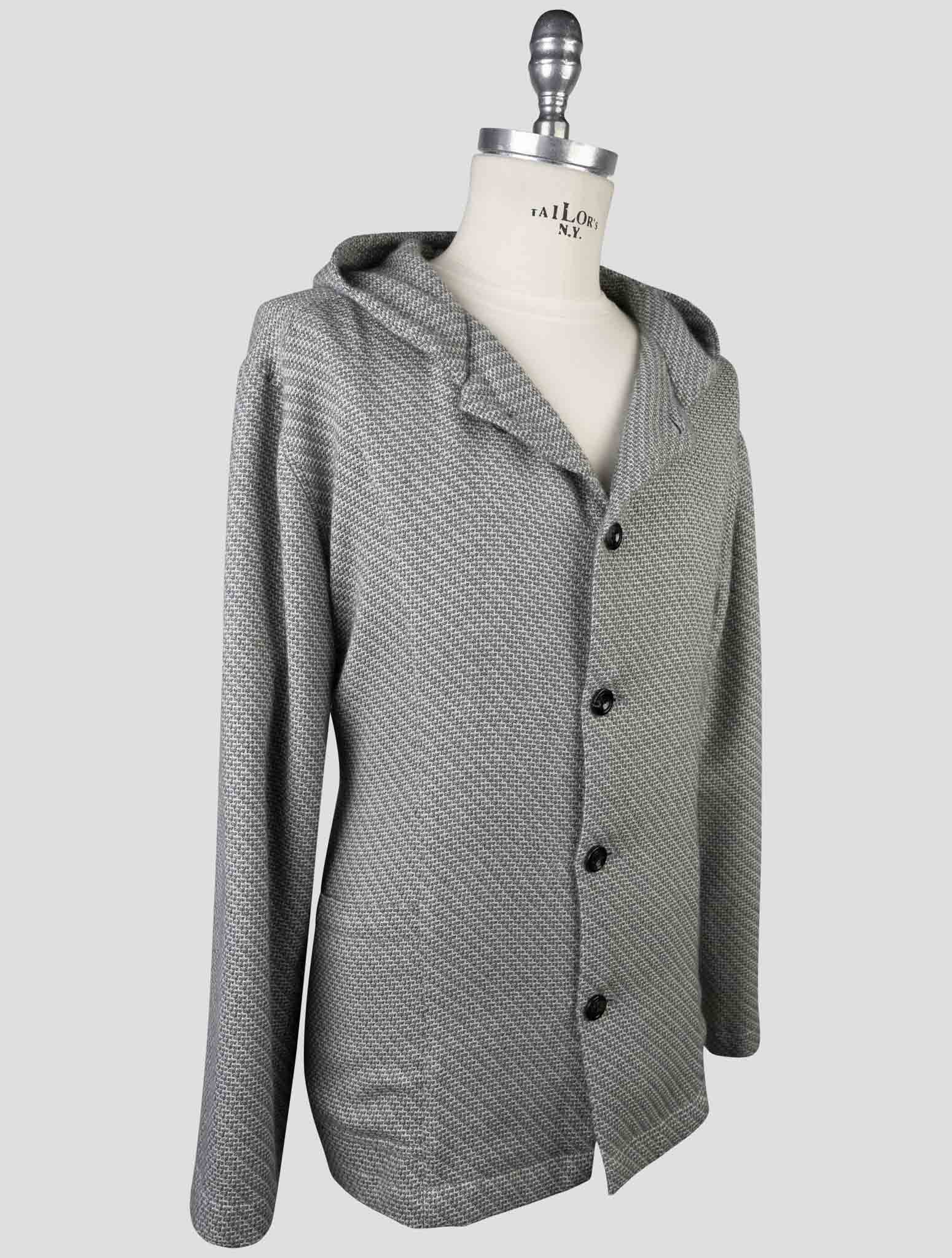 Kiton Gray Cashmere Shirt Luca