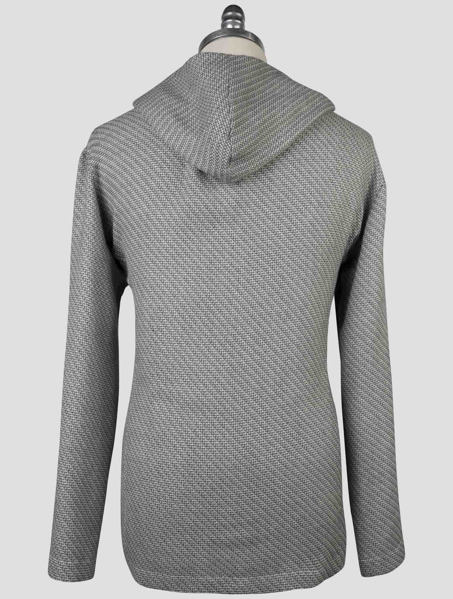 Kiton Gray Cashmere Shirt Luca