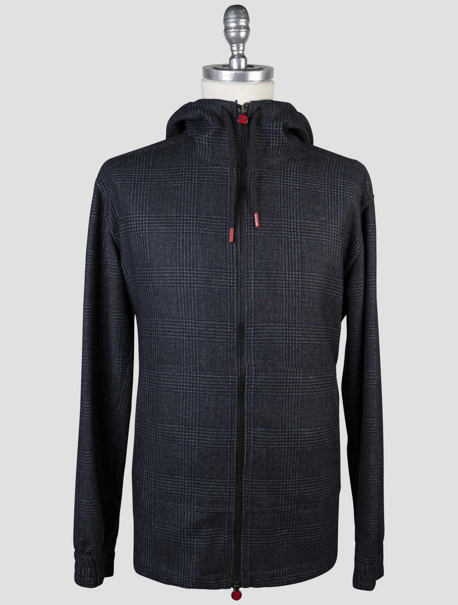 Kiton Blue Virgin Wool Silk Linen Shirt Umbi