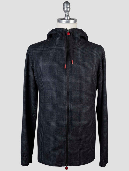 Kiton Blue Virgin Wool Silk Linen Shirt Umbi