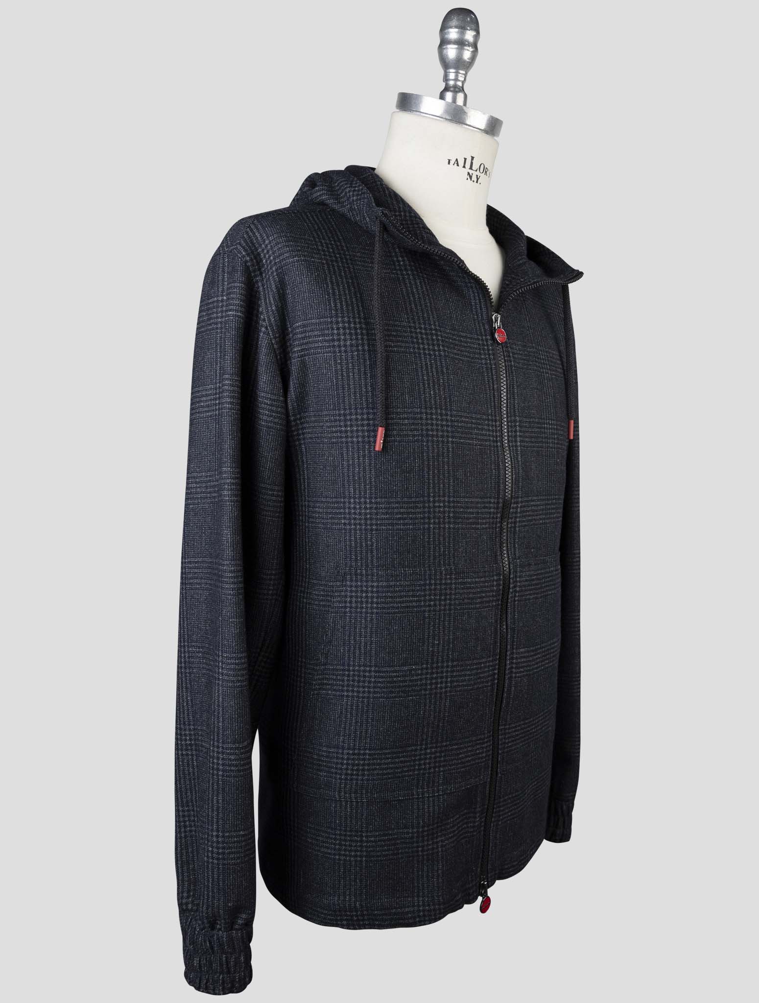 Kiton Blue Virgin Wool Silk Linen Shirt Umbi