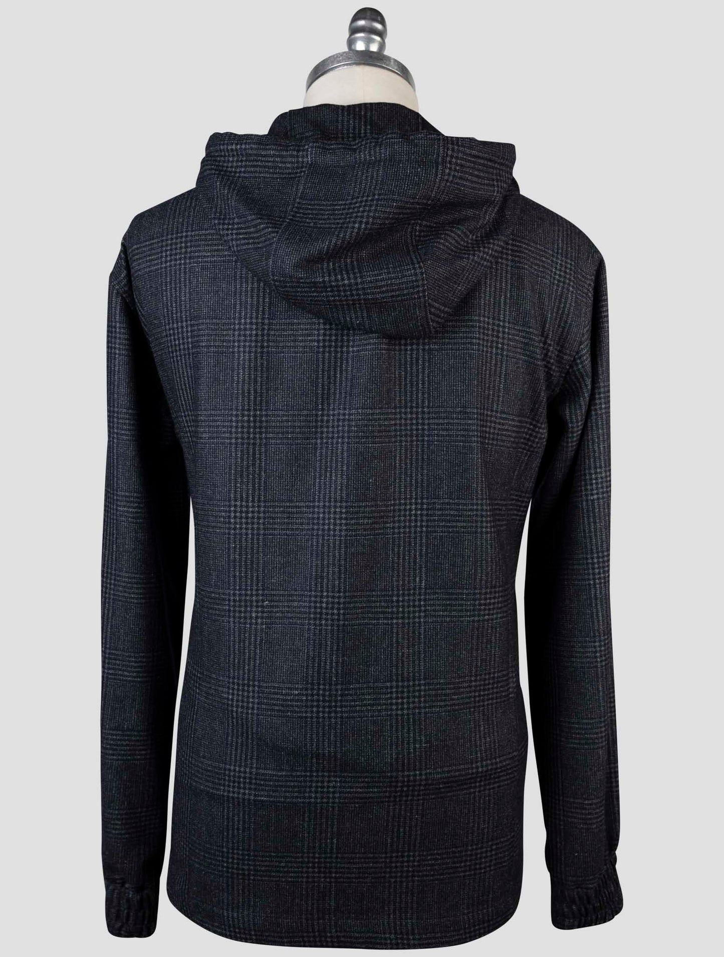 Kiton Blue Virgin Wool Silk Linen Shirt Umbi