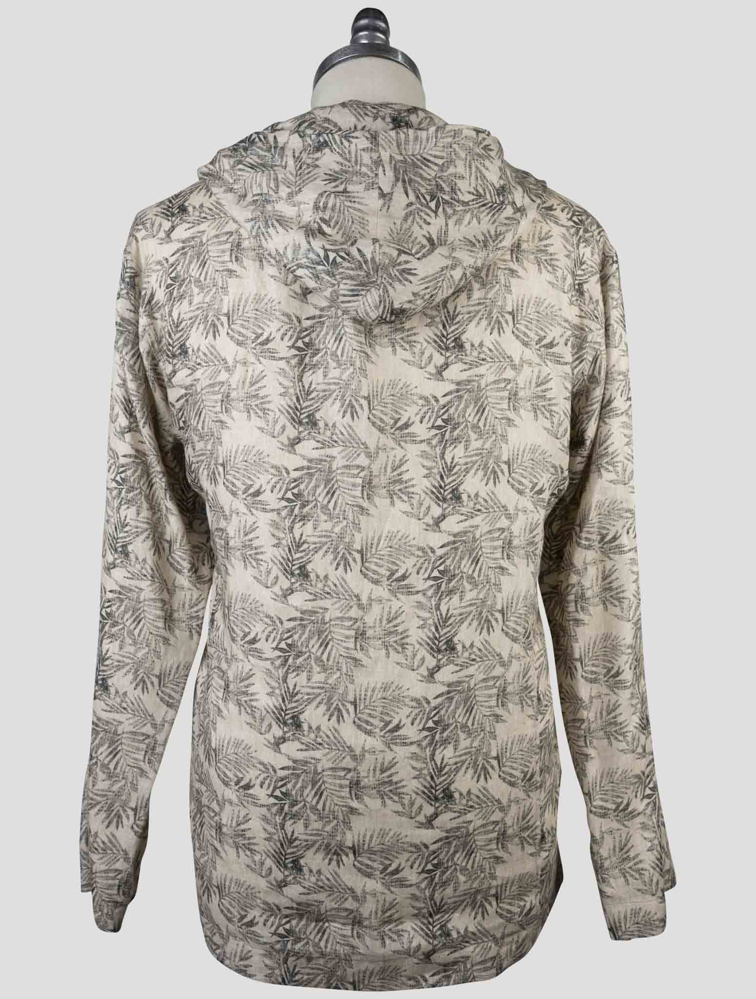 Kiton Beige Linen Shirt Luca