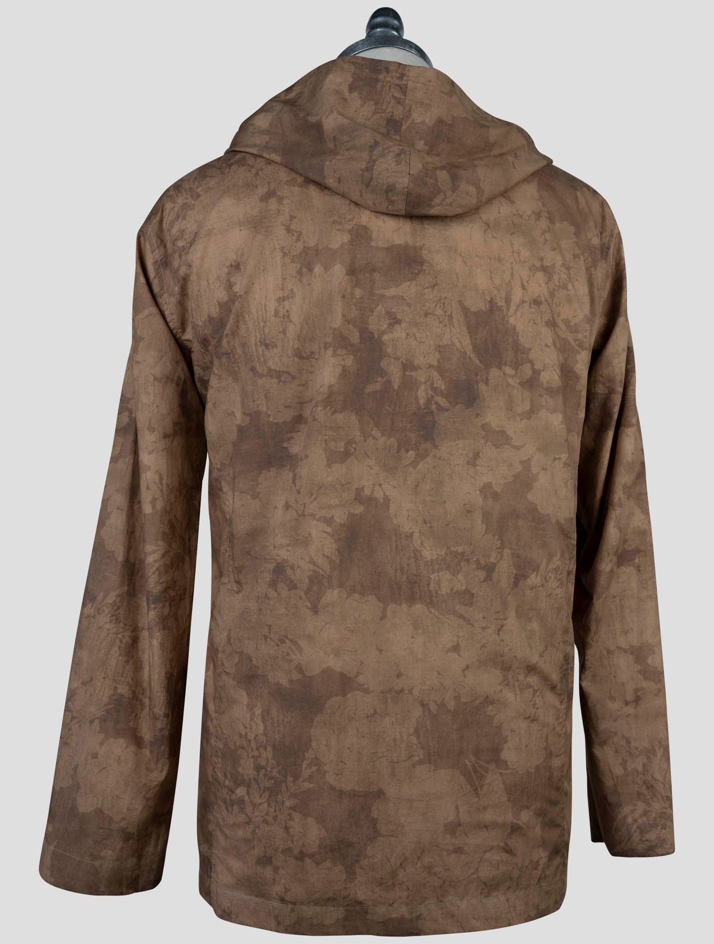 Kiton Brown Cotton Shirt Luca