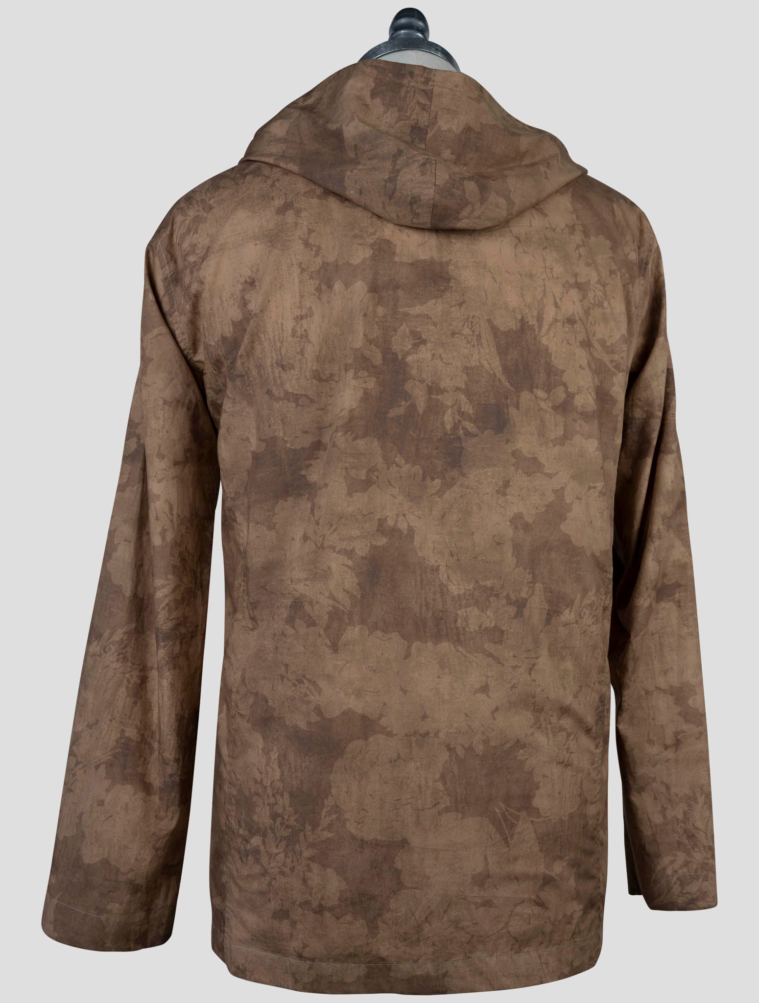 Kiton Brown Cotton Shirt Luca