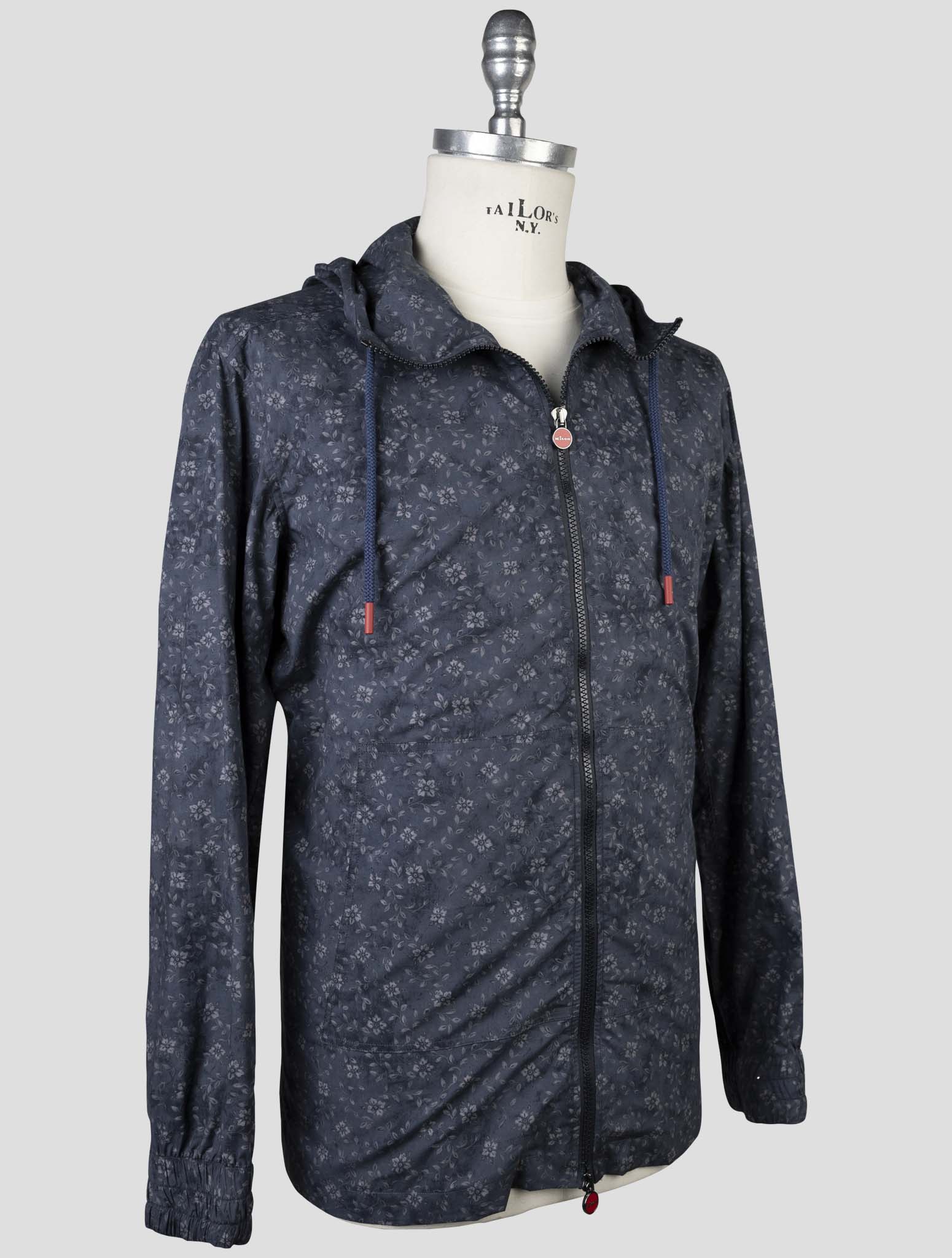 Kiton Blue Cotton Shirt Umbi