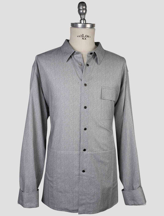 Kiton Light Blue Cotton Shirt