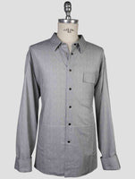 Kiton Light Blue Cotton Shirt