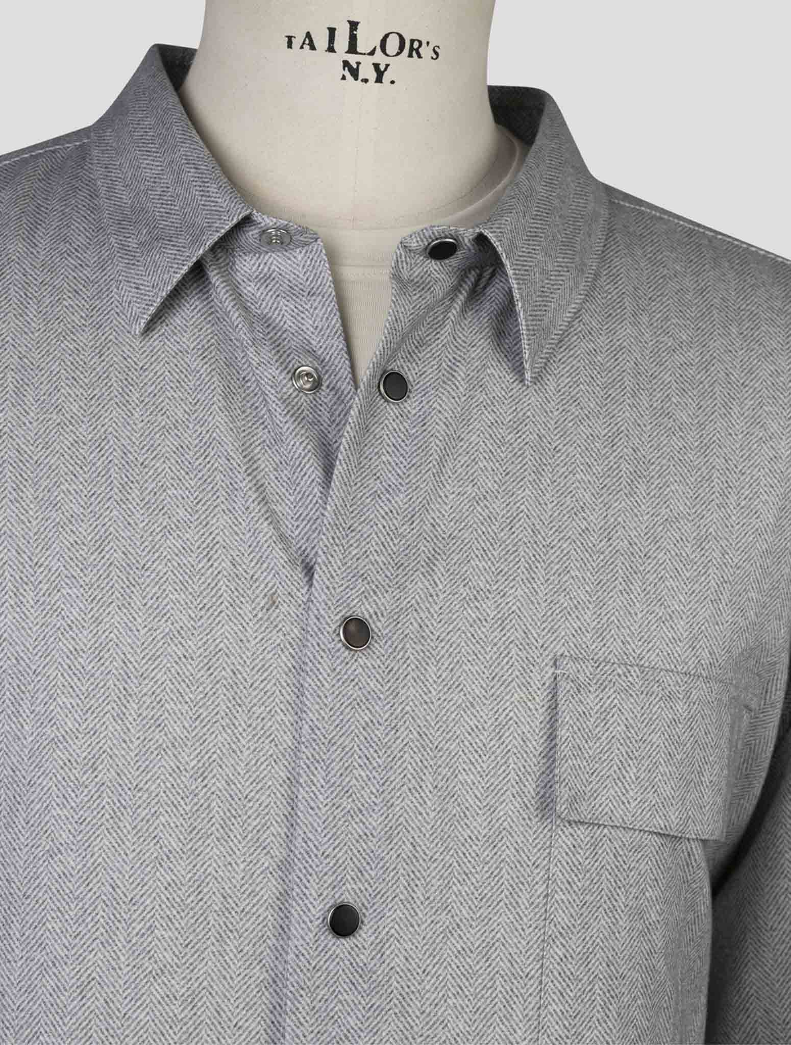 Kiton Light Blue Cotton Shirt