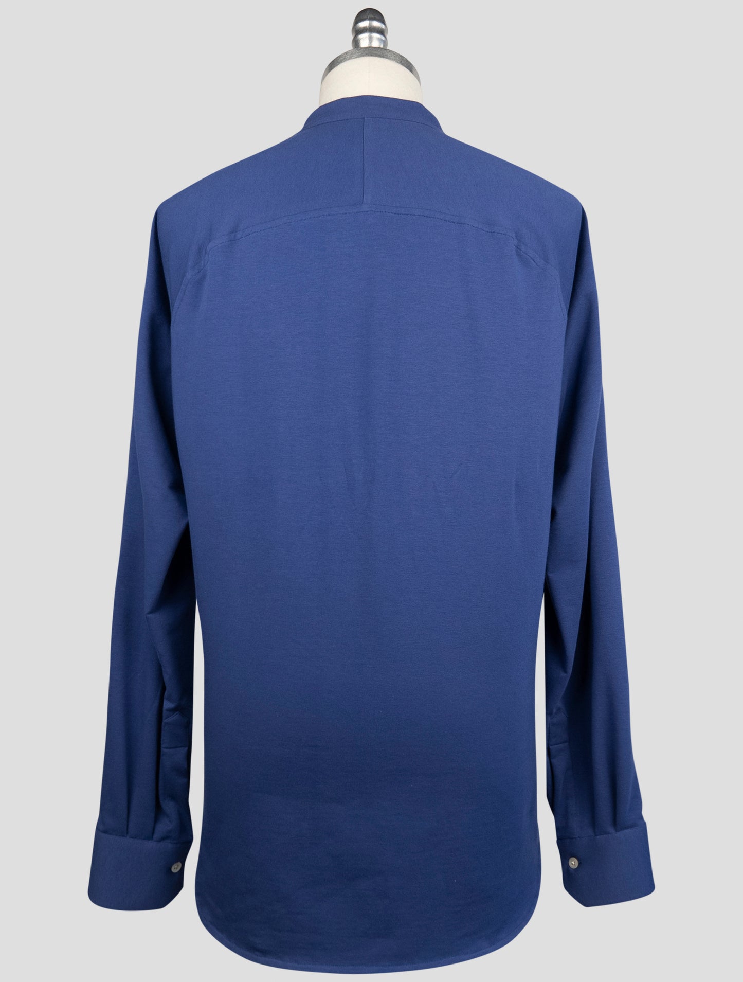 Kiton Blue Cotton Shirt
