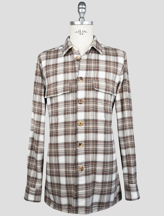 Kiton Multicolor Cotton Shirt