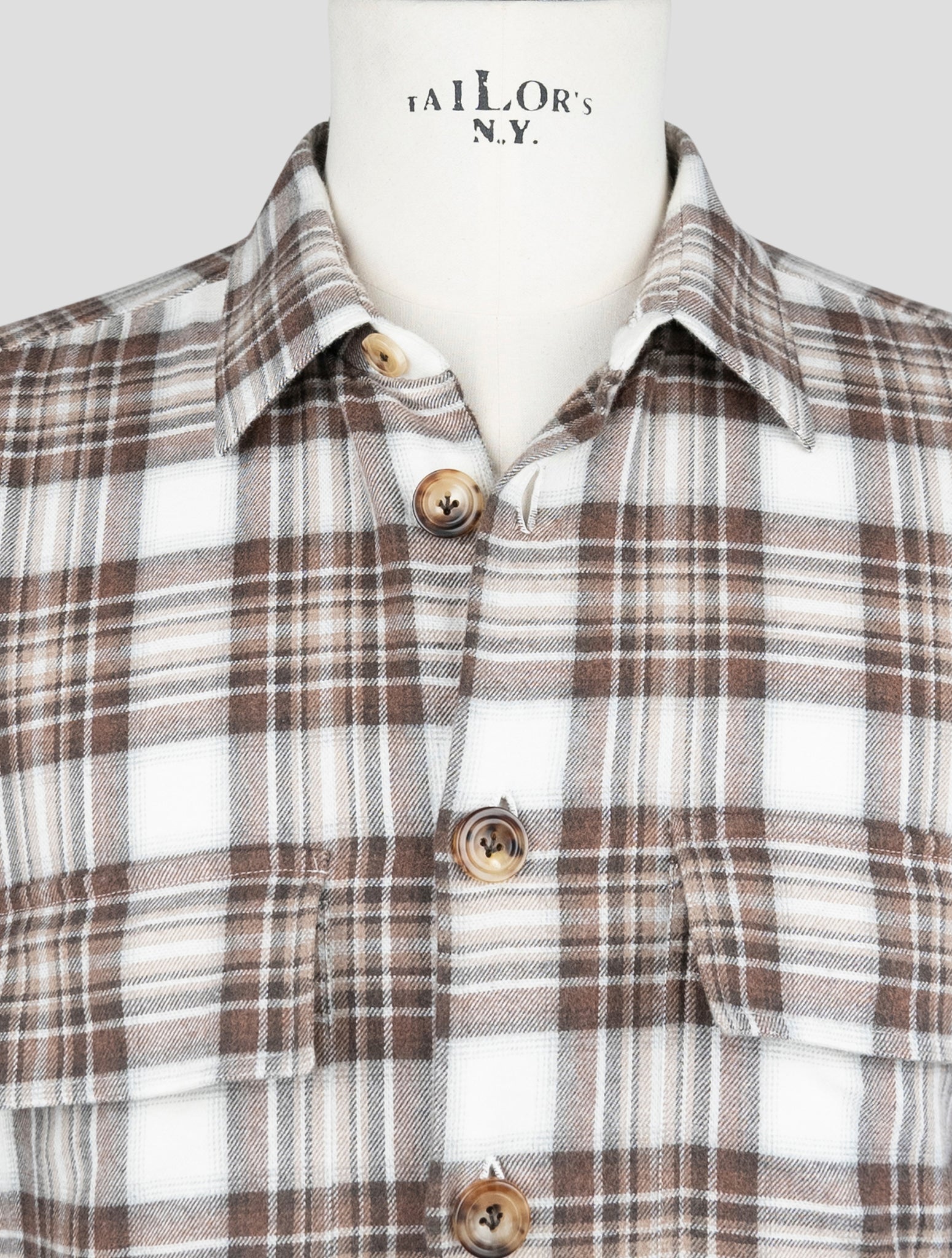Kiton Multicolor Cotton Shirt