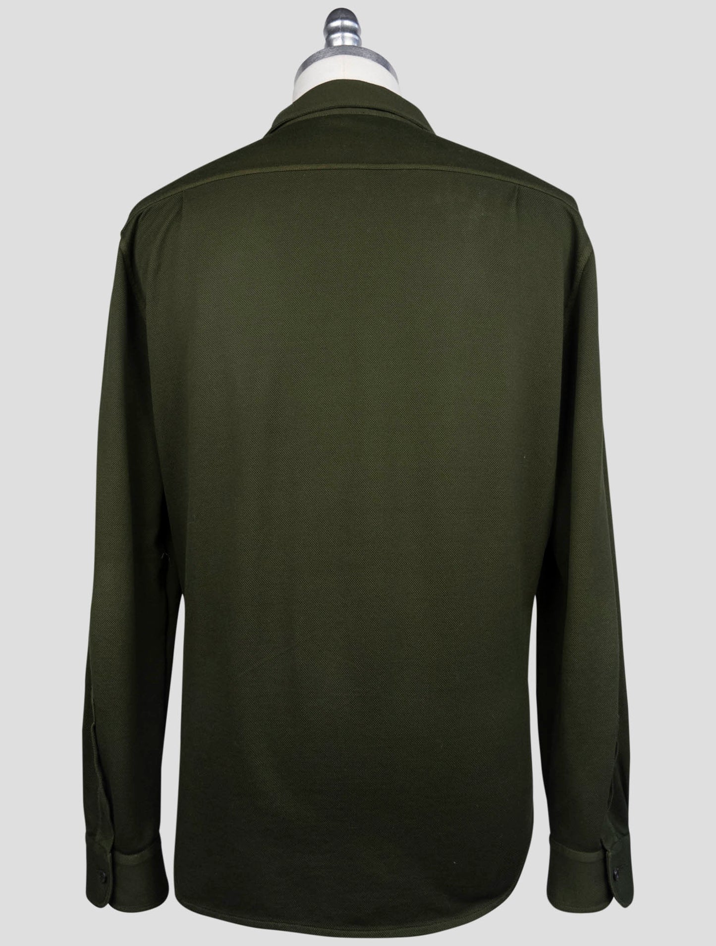 Kiton Green Cotton Ea Shirt