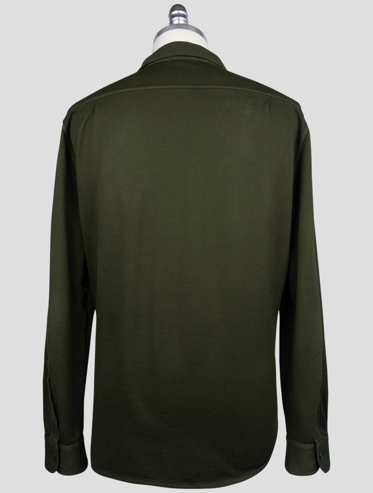 Kiton Green Cotton Ea Shirt