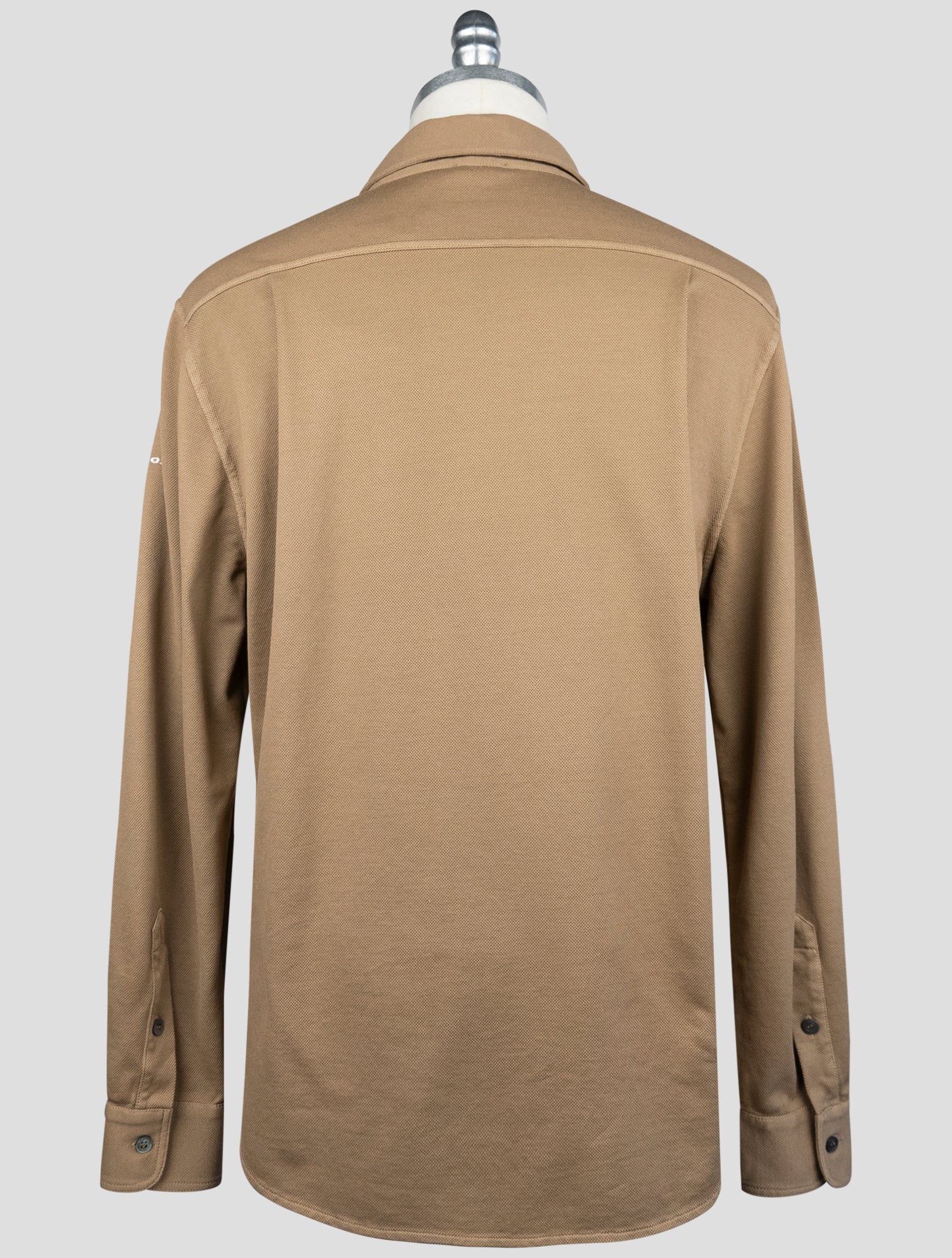 Kiton Brown Cotton Ea Shirt