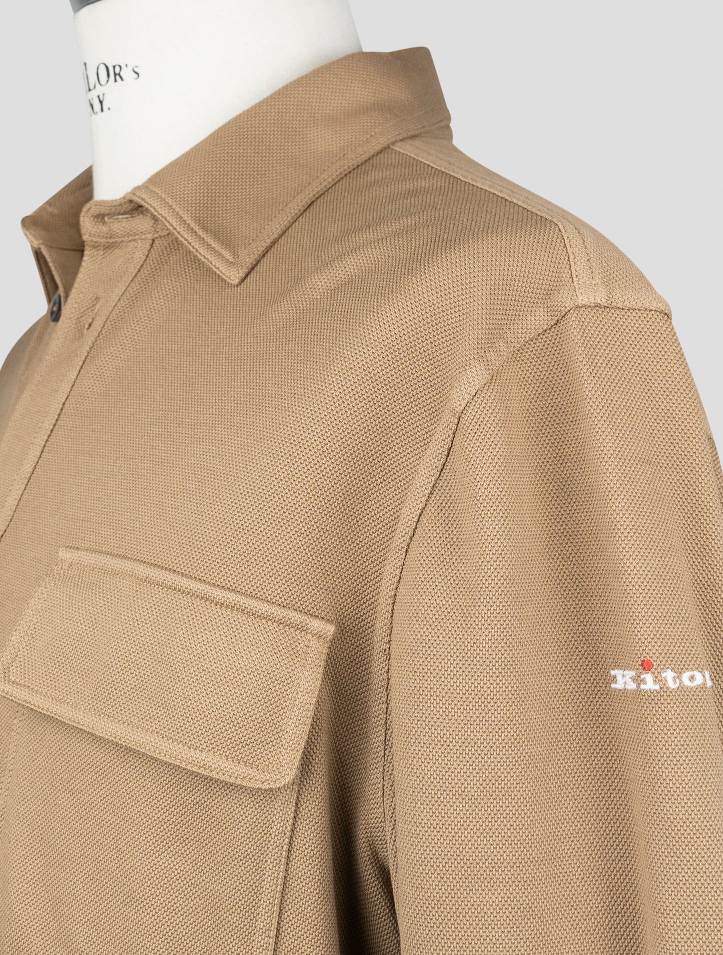 Kiton Brown Cotton Ea Shirt