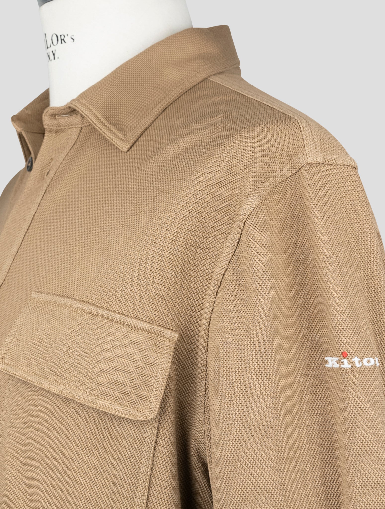 Kiton Brown Cotton Ea Shirt