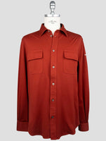 Kiton Red Cotton Ea Shirt
