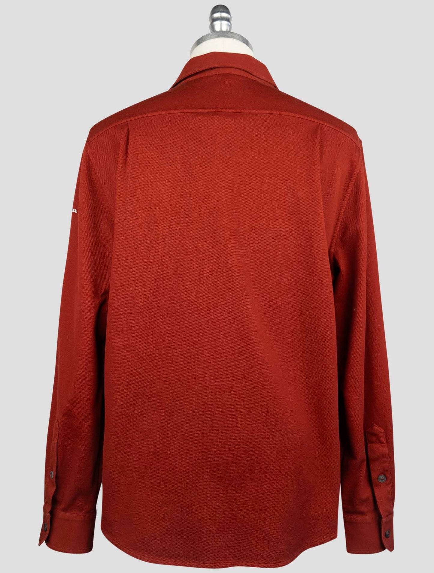 Kiton Red Cotton Ea Shirt