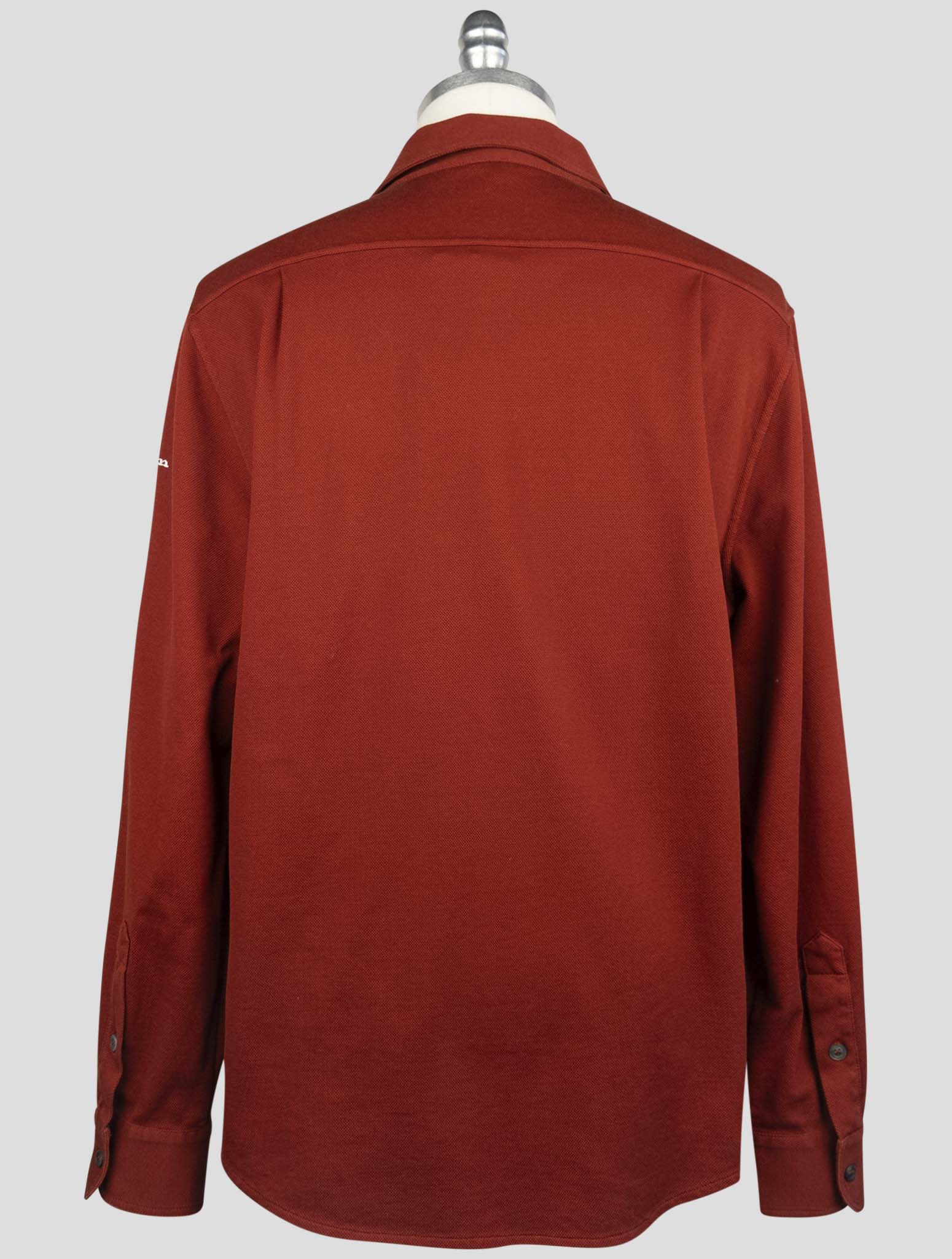 Kiton Red Cotton Ea Shirt