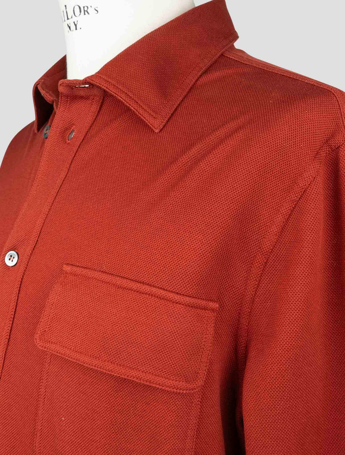 Kiton Red Cotton Ea Shirt