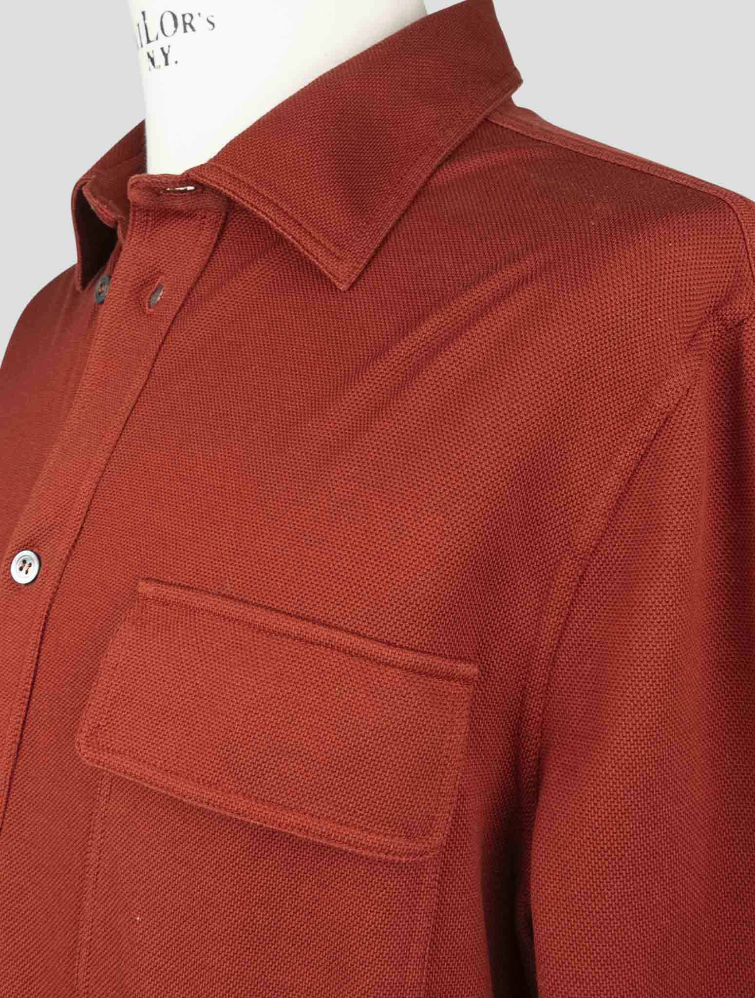 Kiton Red Cotton Ea Shirt