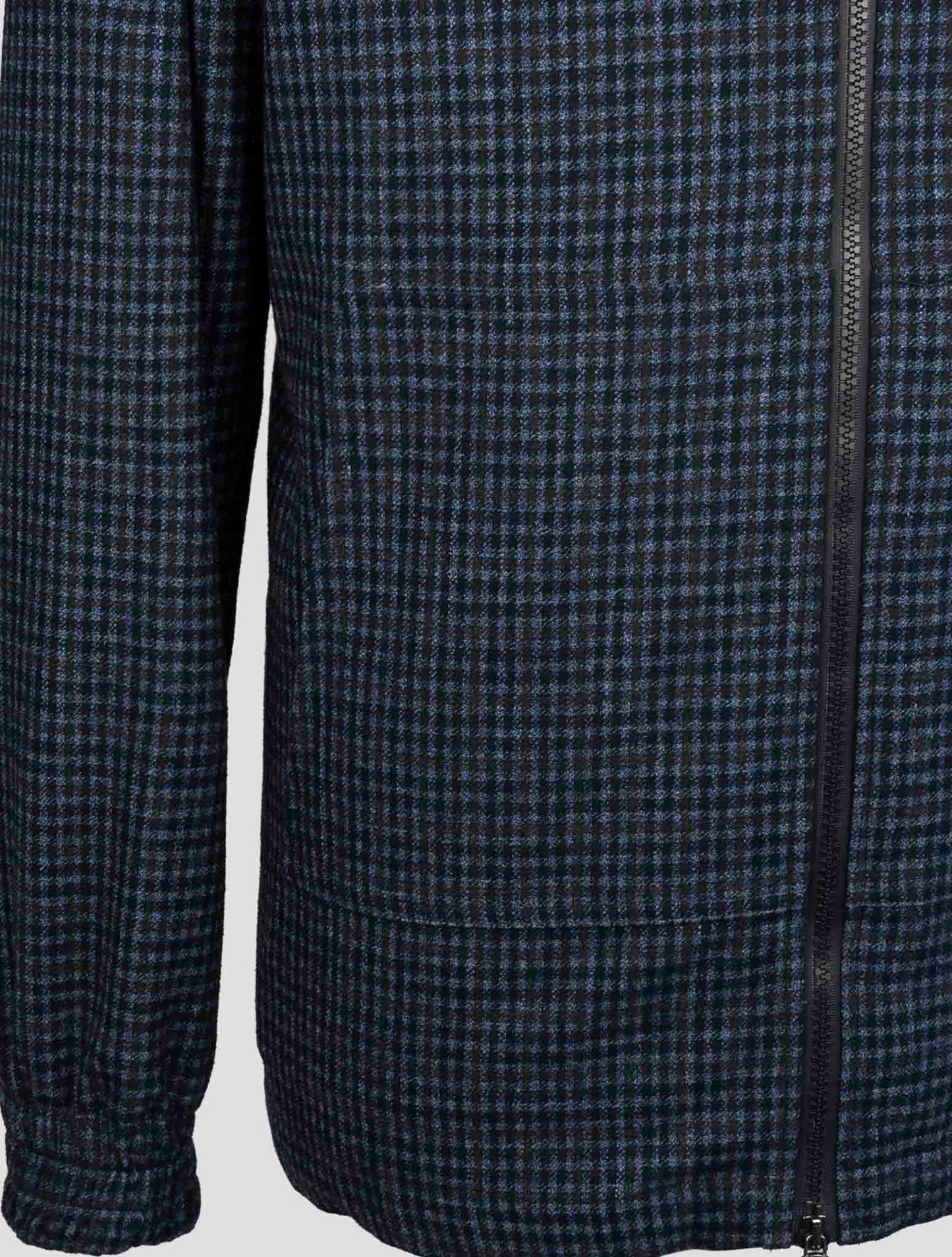 Kiton Blue Virgin Wool Silk Linen Shirt Umbi