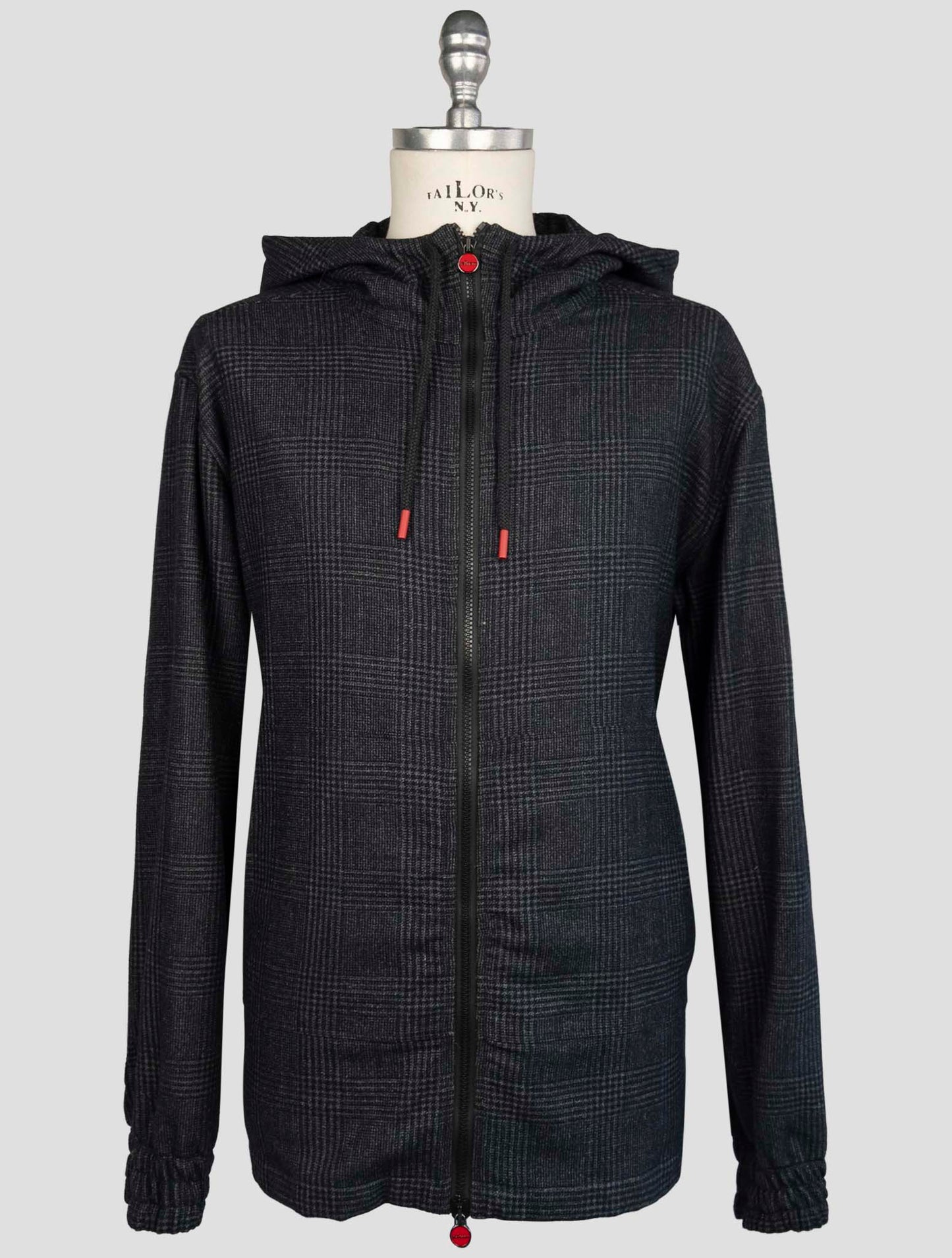 Kiton Gray Virgin Wool Silk Linen Shirt Umbi