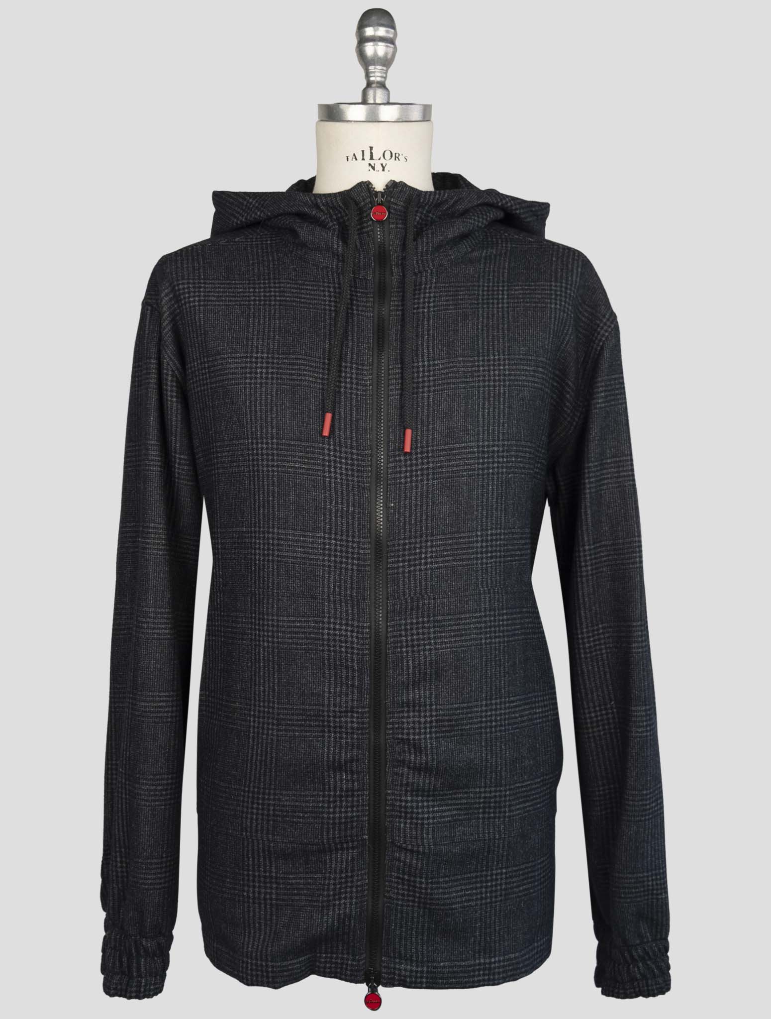 Kiton Gray Virgin Wool Silk Linen Shirt Umbi
