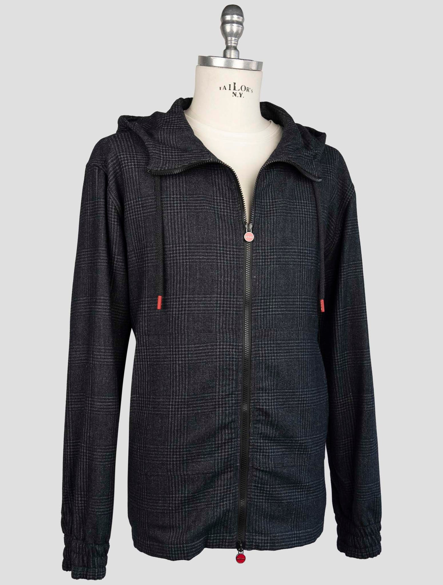 Kiton Gray Virgin Wool Silk Linen Shirt Umbi