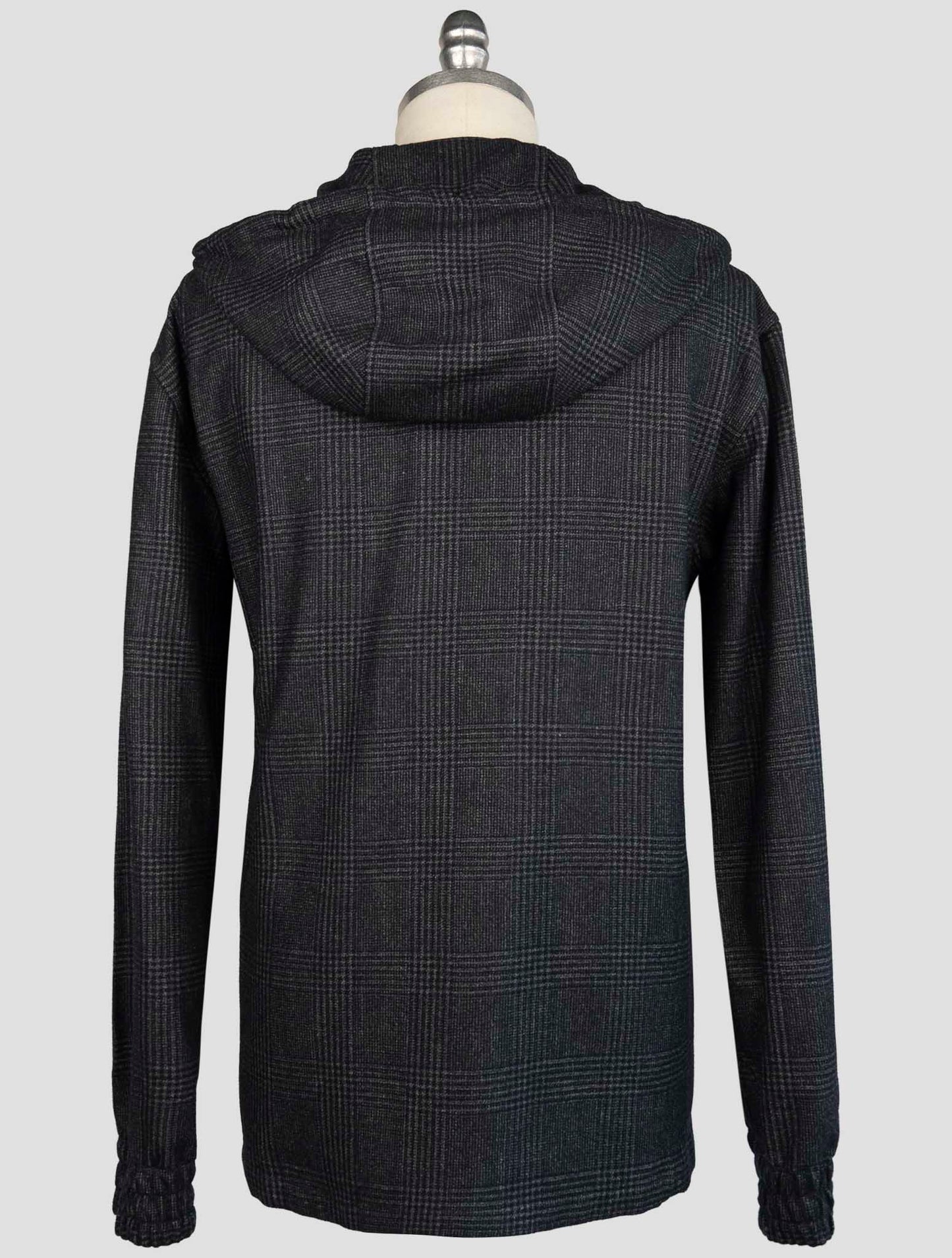 Kiton Gray Virgin Wool Silk Linen Shirt Umbi