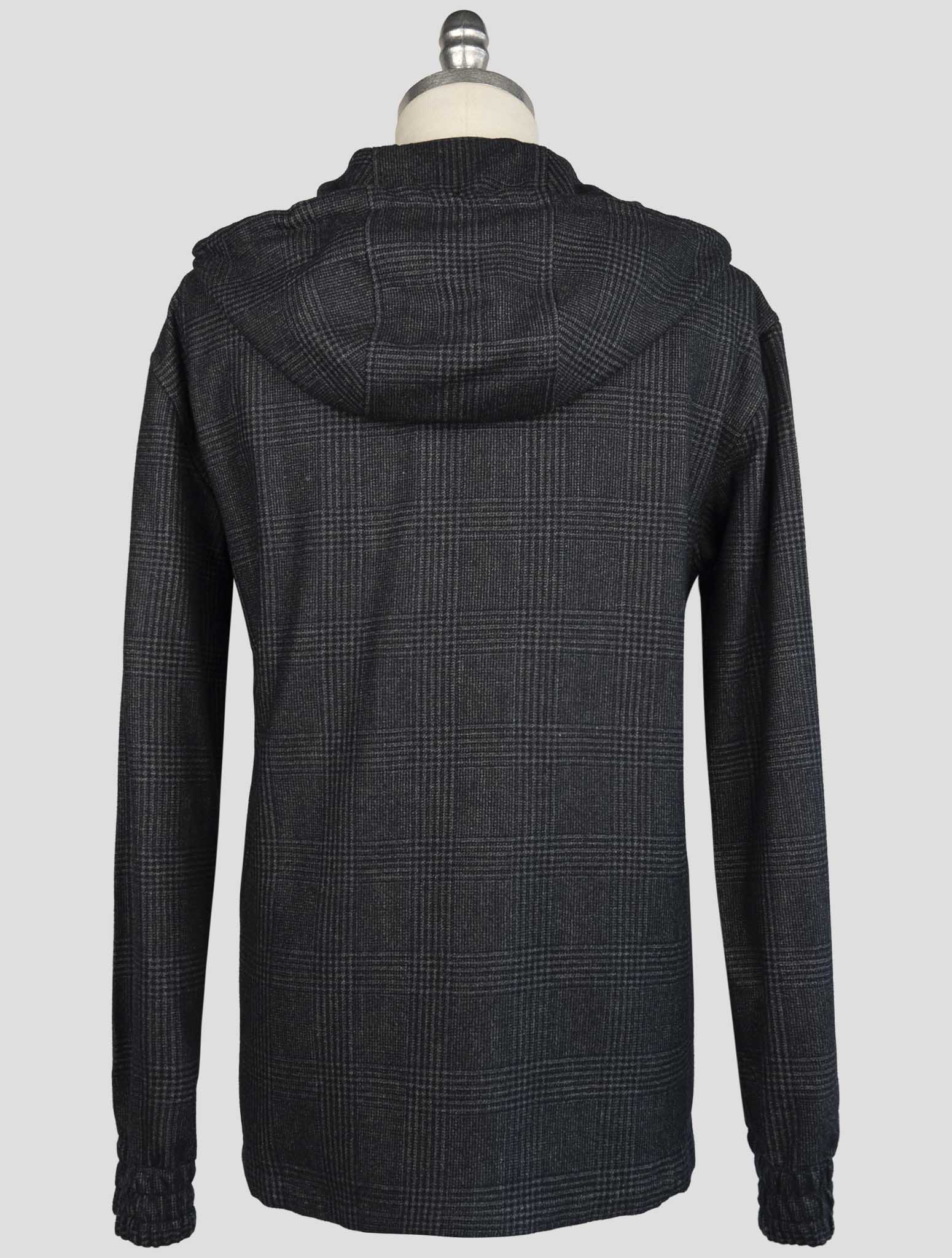 Kiton Gray Virgin Wool Silk Linen Shirt Umbi