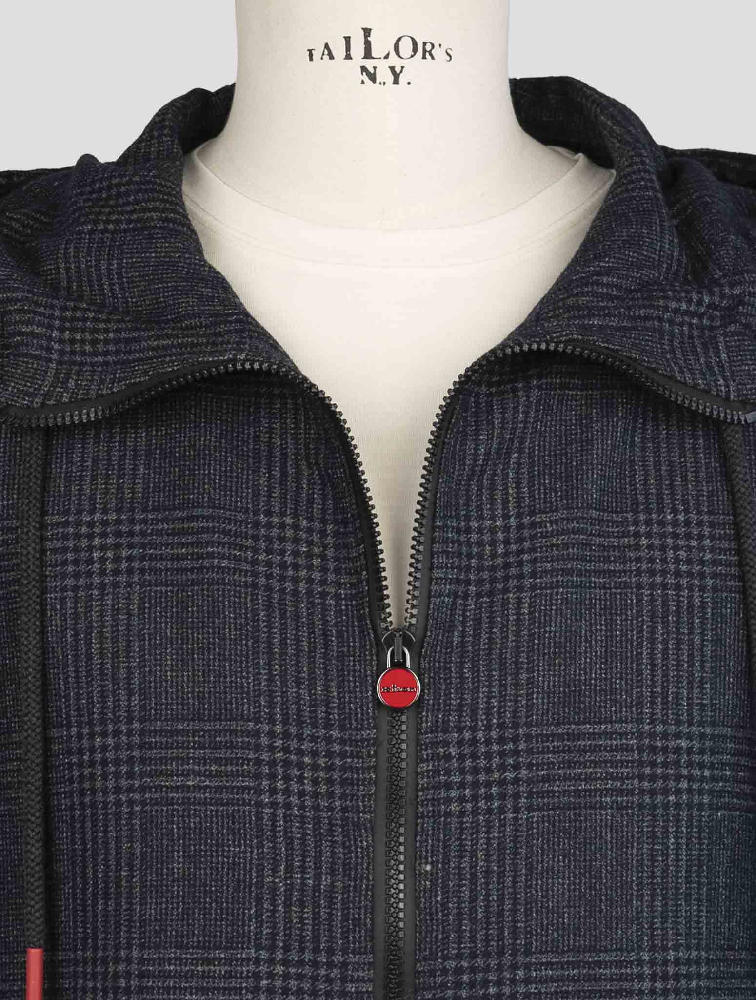Kiton Gray Virgin Wool Silk Linen Shirt Umbi