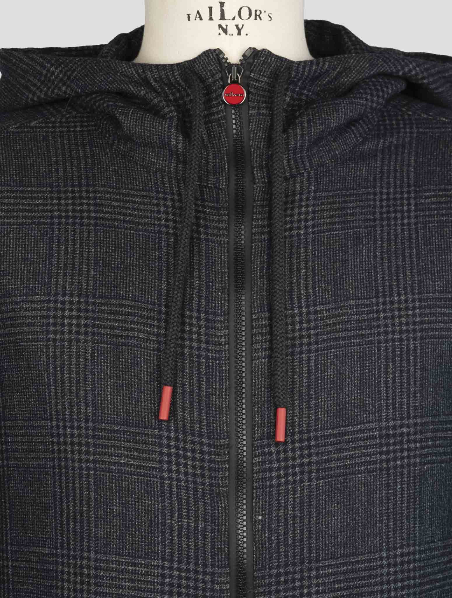 Kiton Gray Virgin Wool Silk Linen Shirt Umbi