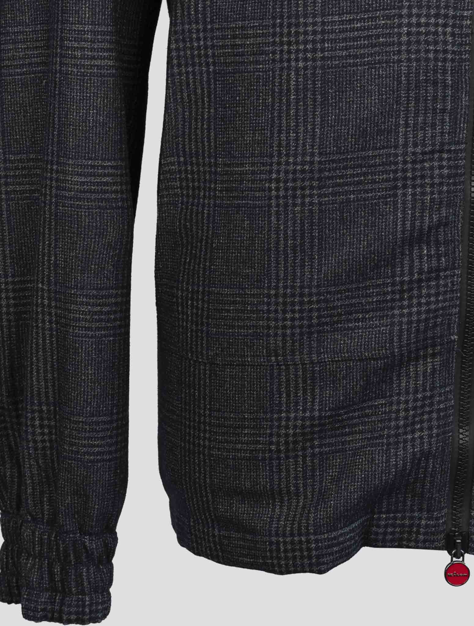 Kiton Gray Virgin Wool Silk Linen Shirt Umbi