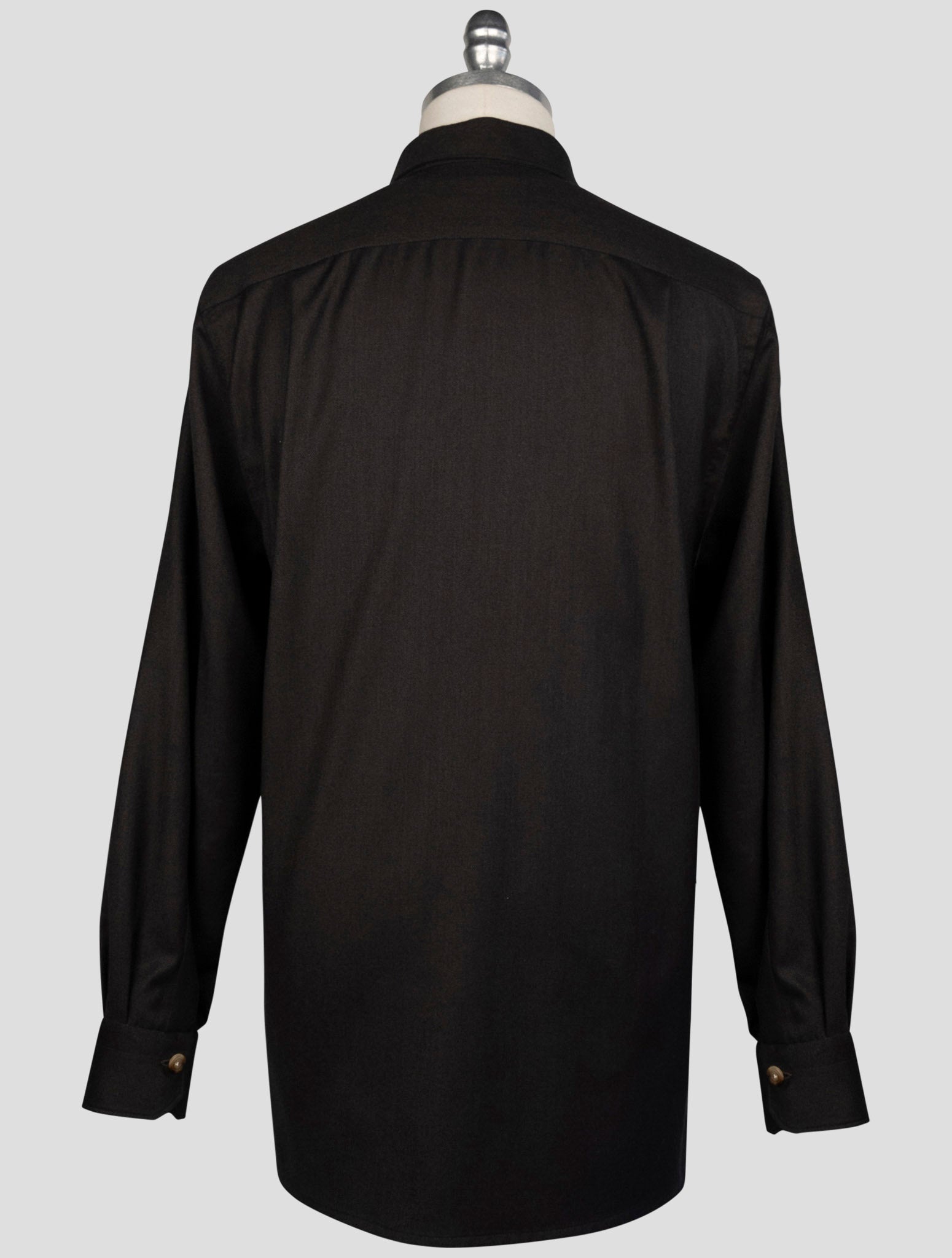 kiton Brown Wv Cashmere Pa Ea Shirt