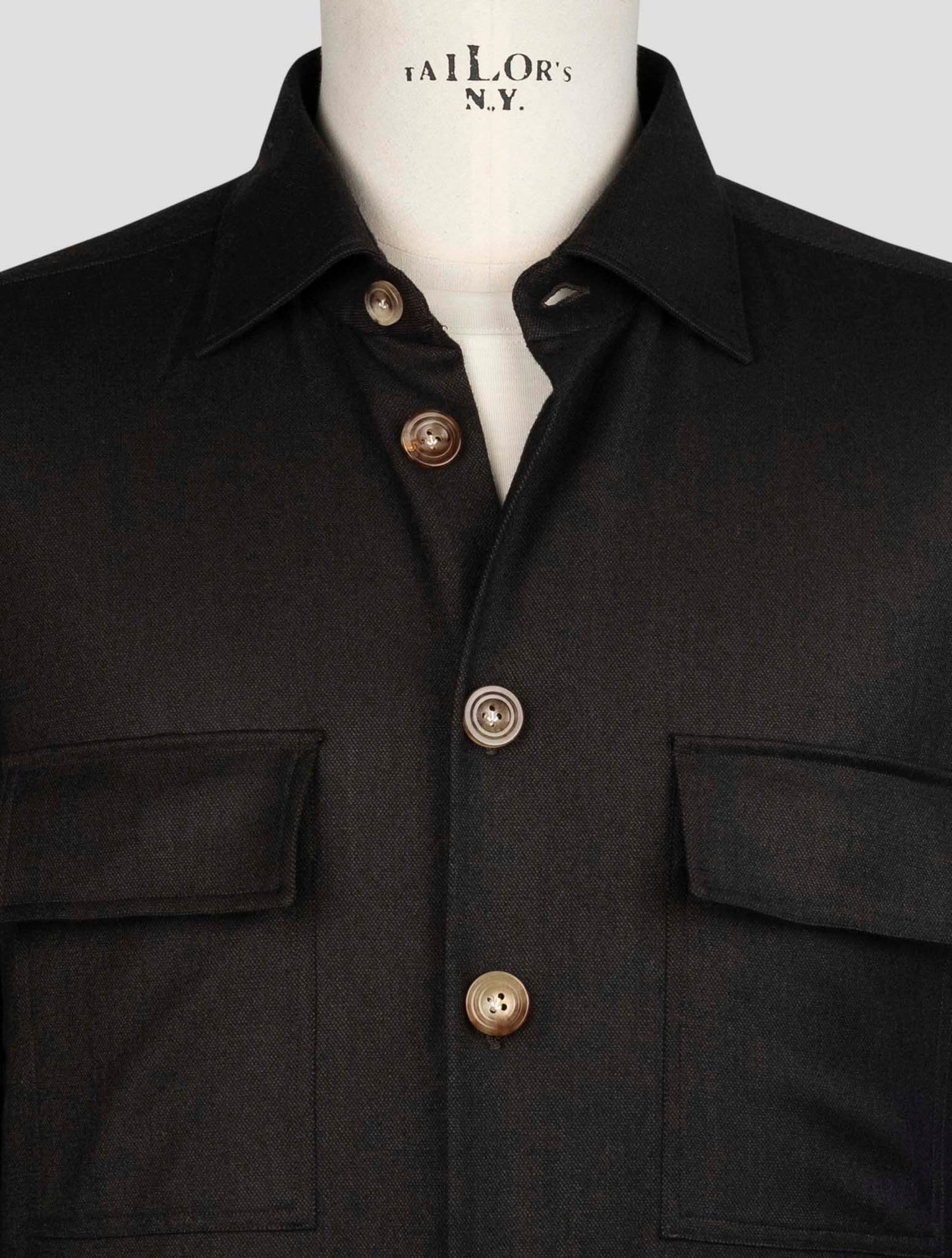 kiton Brown Wv Cashmere Pa Ea Shirt