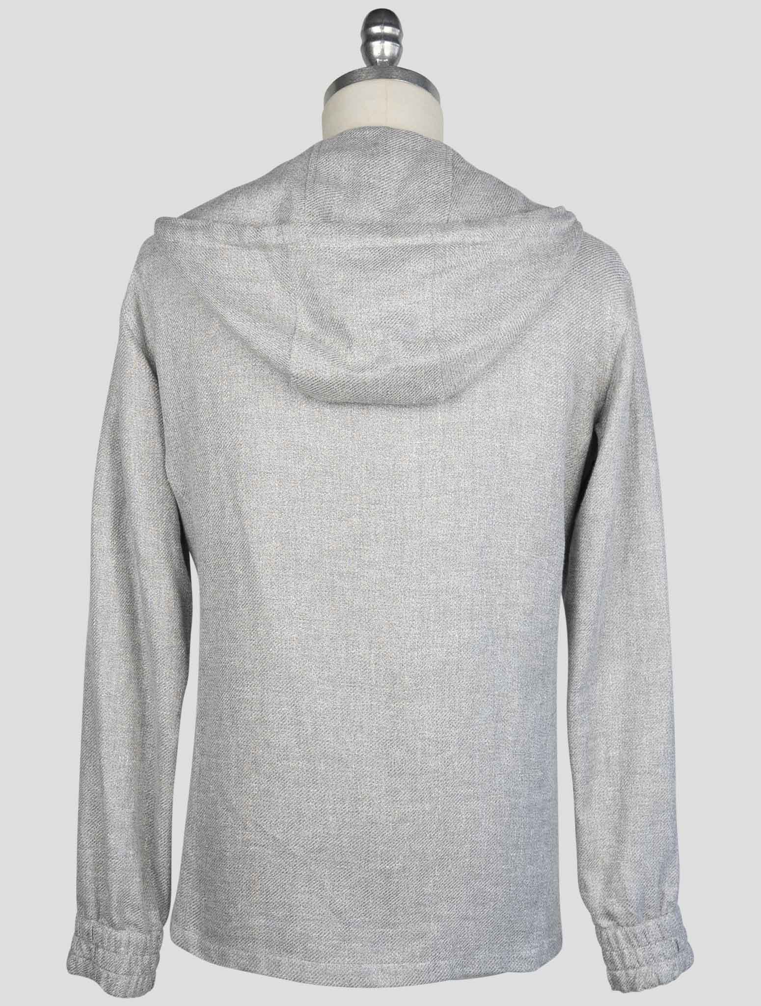 kiton Brown  Linen Silk Cotton Shirt Umbi