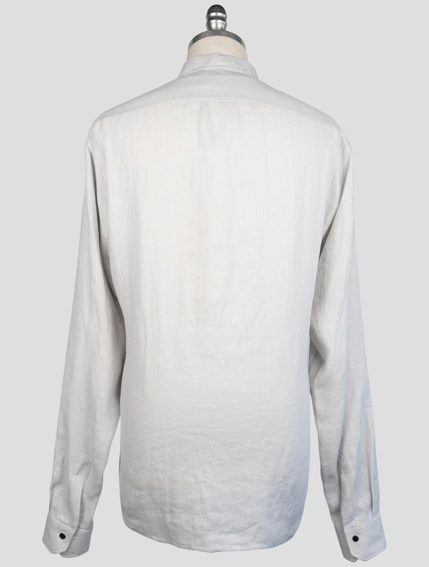 kiton Gray Linen  Shirt  Buba