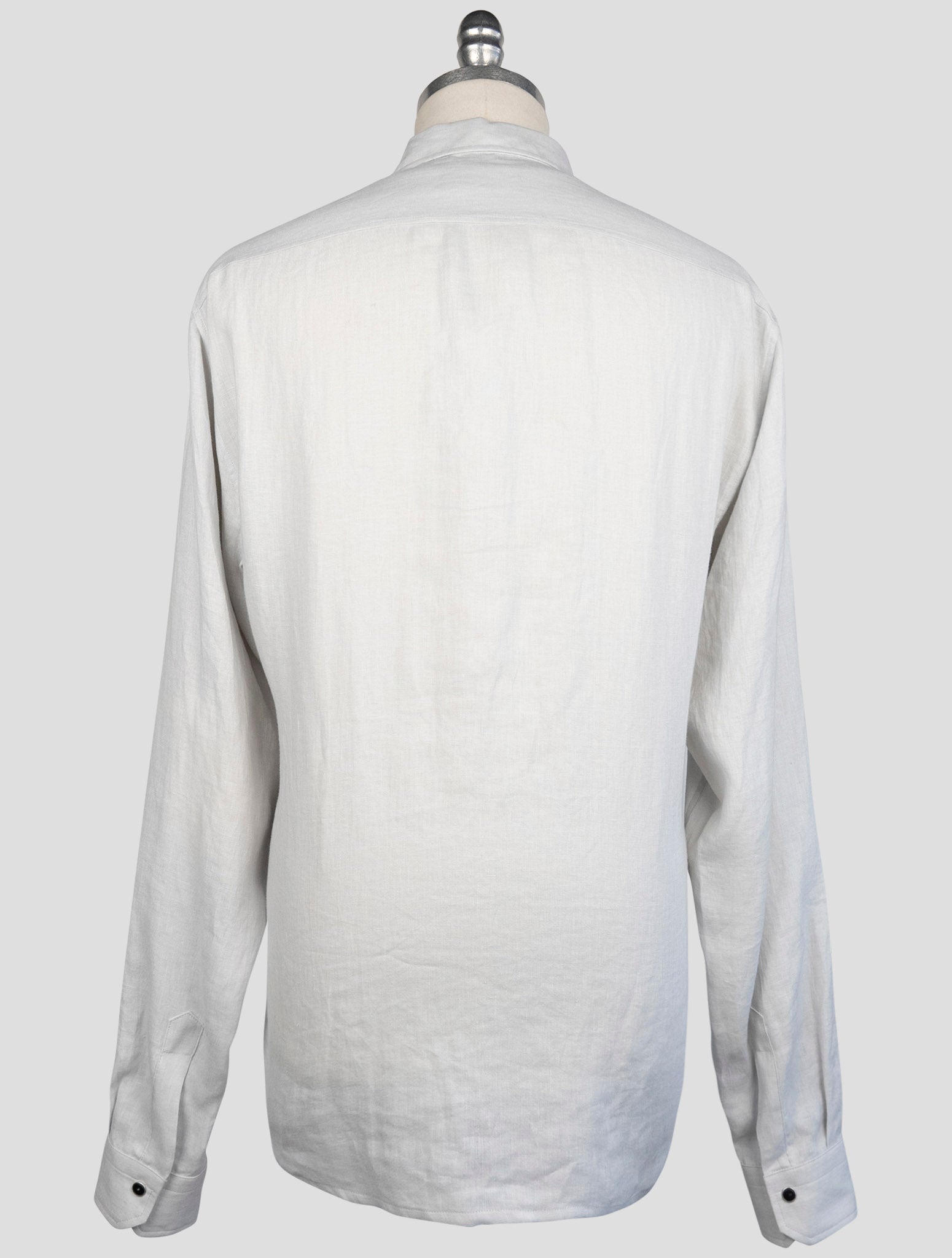 kiton Gray Linen  Shirt  Buba