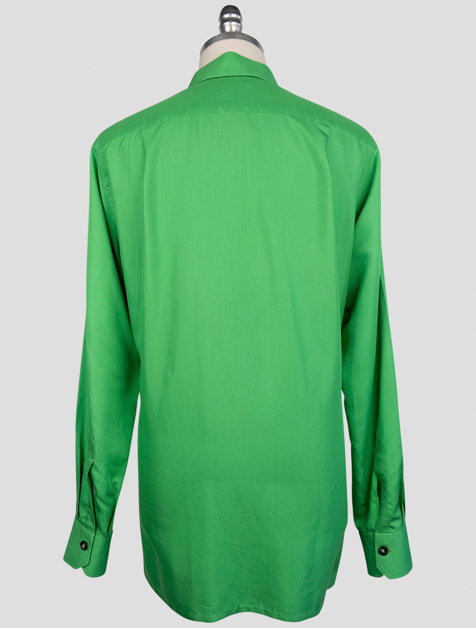 kiton Green Lyocell Viscose Silk  Shirt