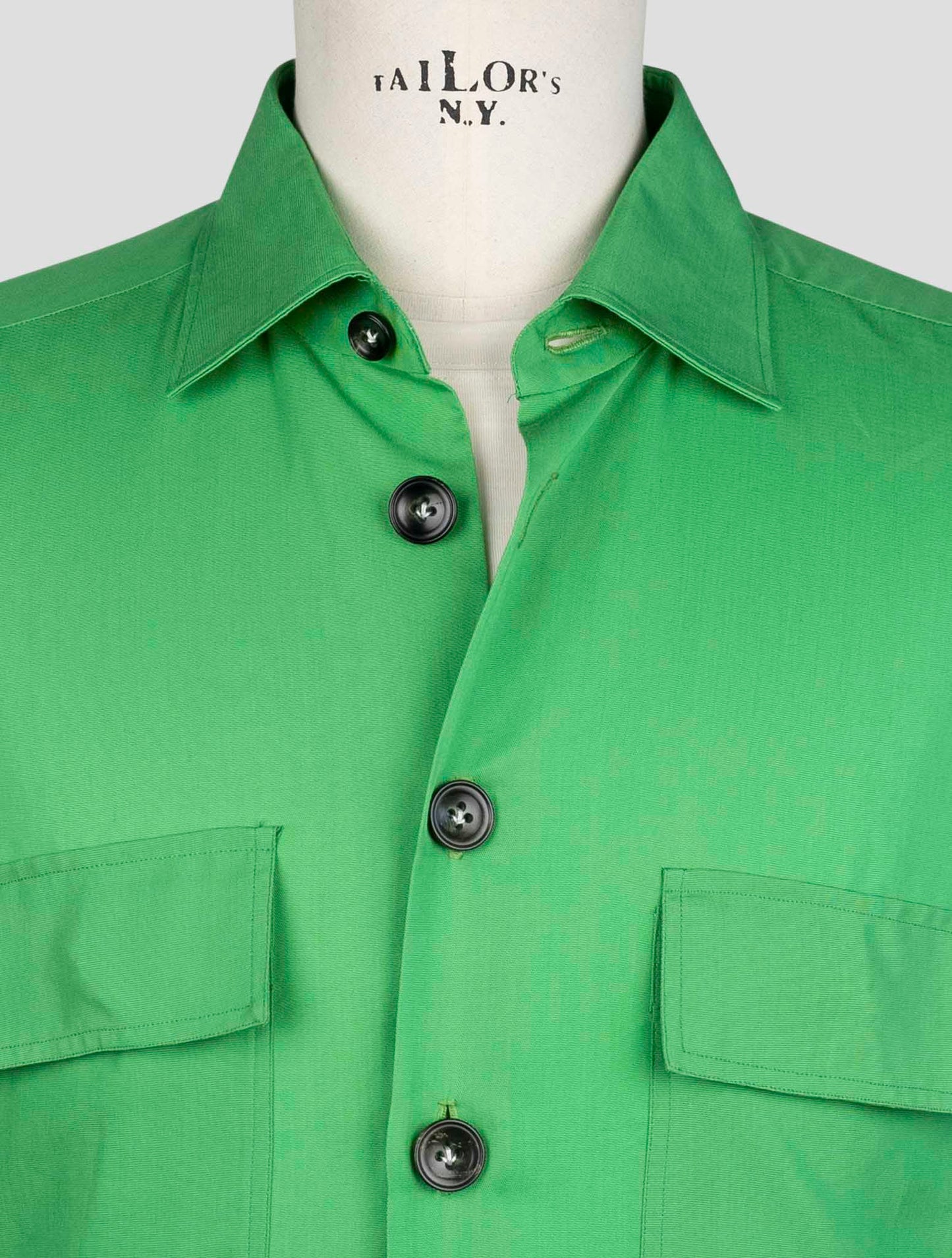 kiton Green Lyocell Viscose Silk  Shirt