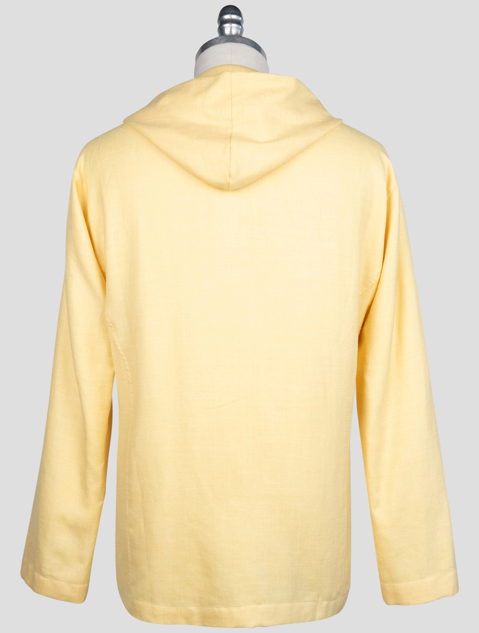 kiton Yellow Cashmere Silk Linen  Shirt Luca