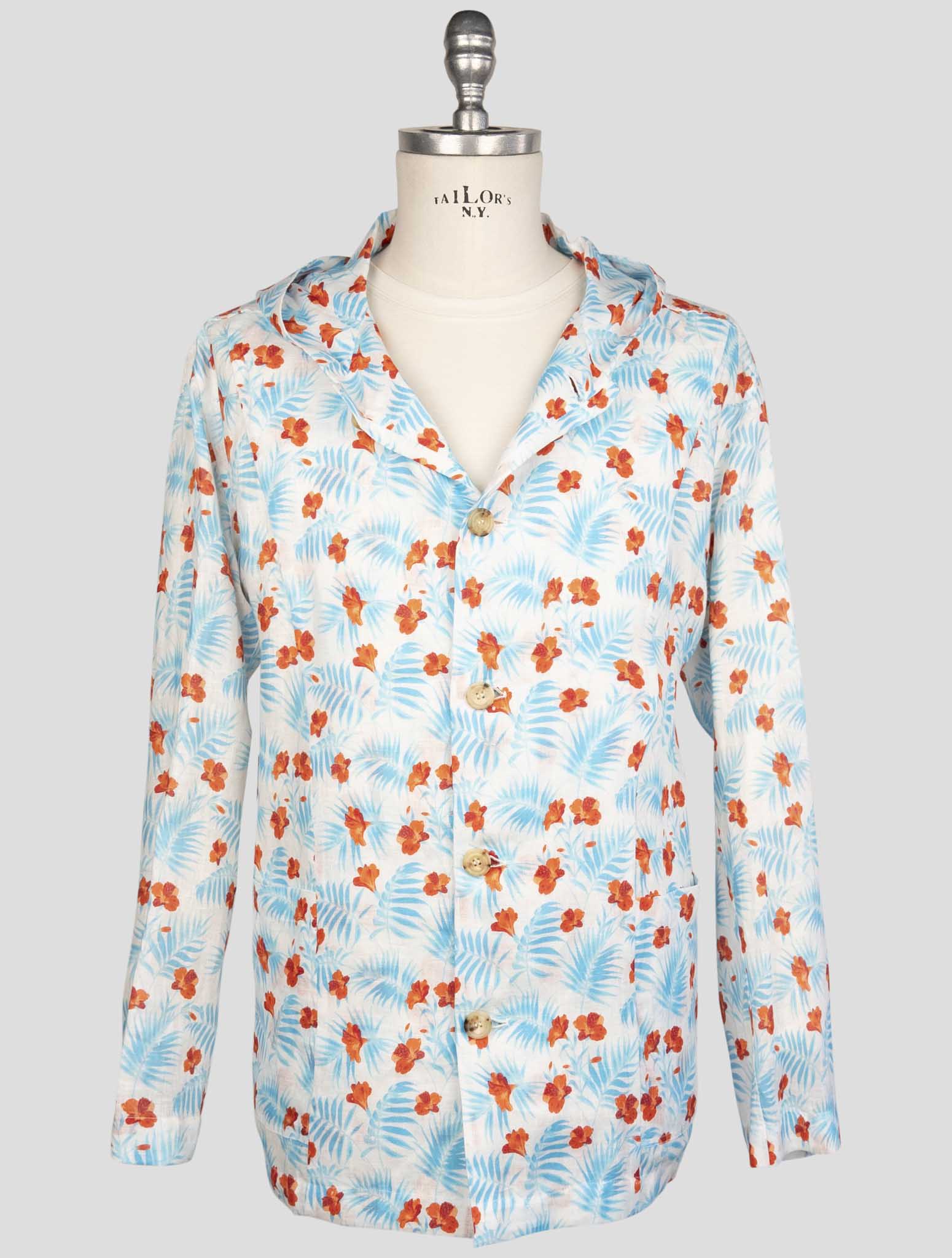 kiton Multicolor Linen  Shirt Luca