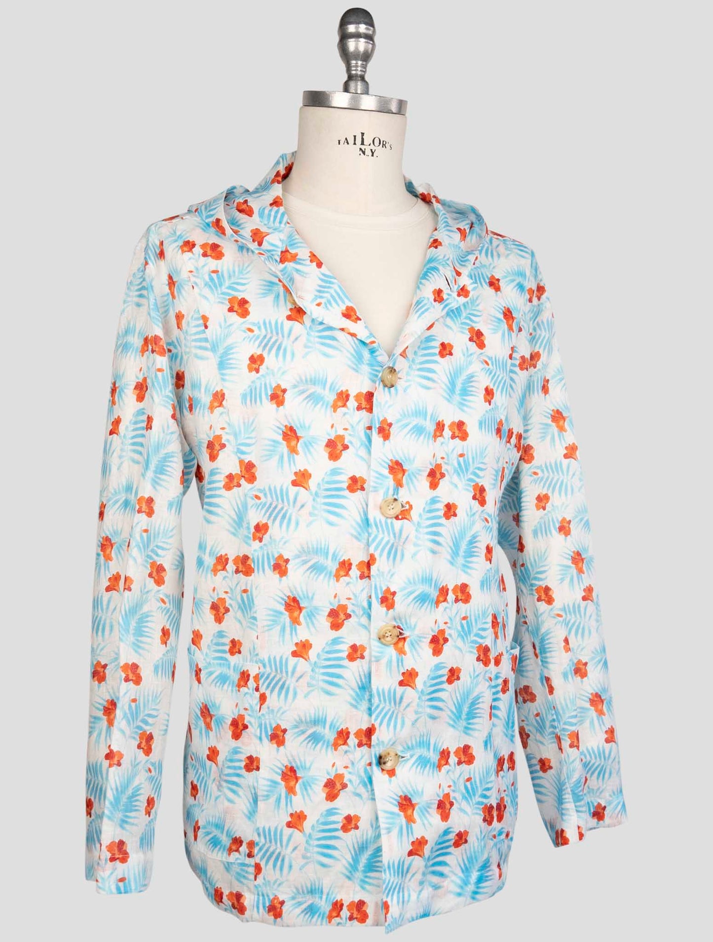 kiton Multicolor Linen  Shirt Luca